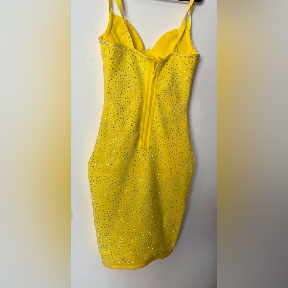 MIDI yellow Rhine stone